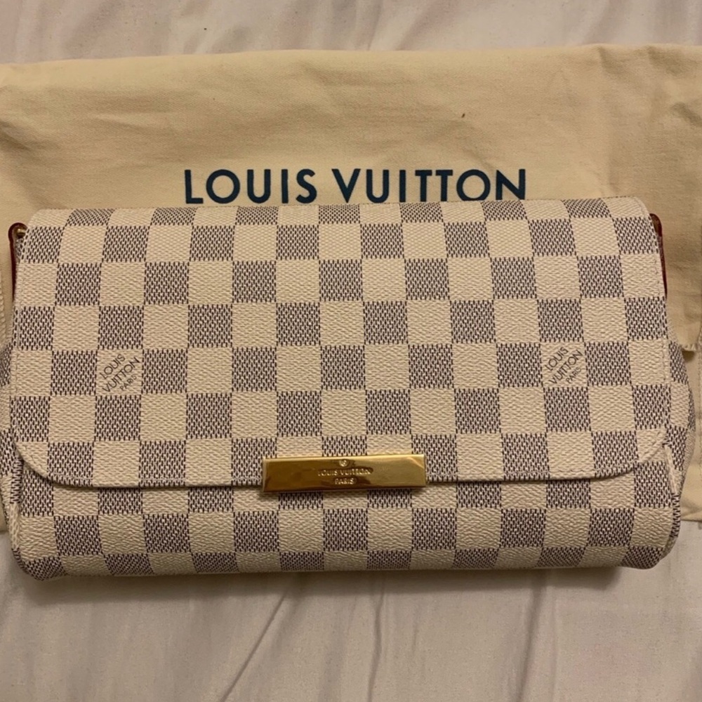 Louis Vuitton Favorite MM Damier Azur Canvas